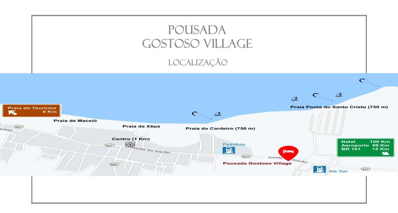 Pousada Gostoso Village Sao Miguel do Gostoso Bagian luar foto